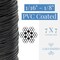 Laureola Industries 1/16" to 1/8" PVC Coated Black Color Galvanized Cable 7x7 Strand Aircraft Cable Wire Rope, 100 ft ZAG116018-77-GPB-100 - alternate 2